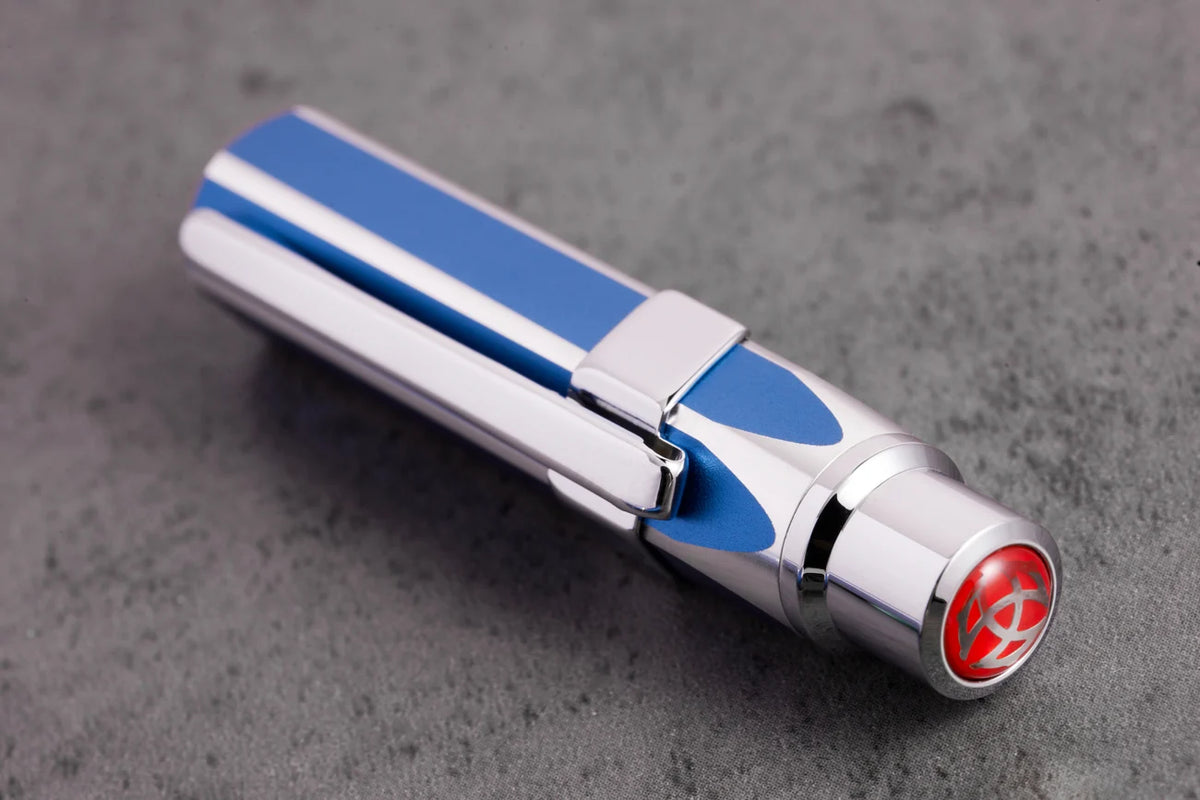 TWSBI Precision Fountain Pen - Gemini Blue Limited Edition - Aluminum - Made in Taiwan cap
