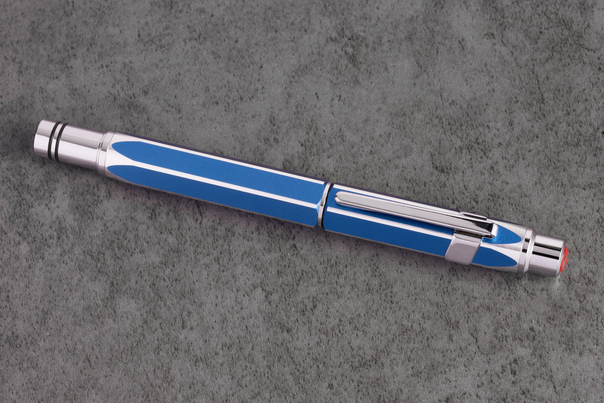 TWSBI Precision Fountain Pen - Gemini Blue Limited Edition - Aluminum - Made in Taiwan