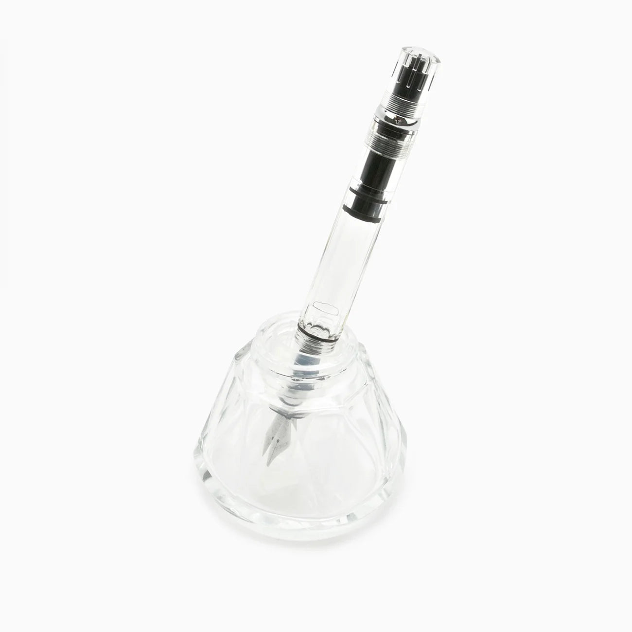 TWSBI Diamond 50 Ink Bottle - 50 ml - 
Black Aluminum with Diamond 580 Lifestyle used as regular ink well