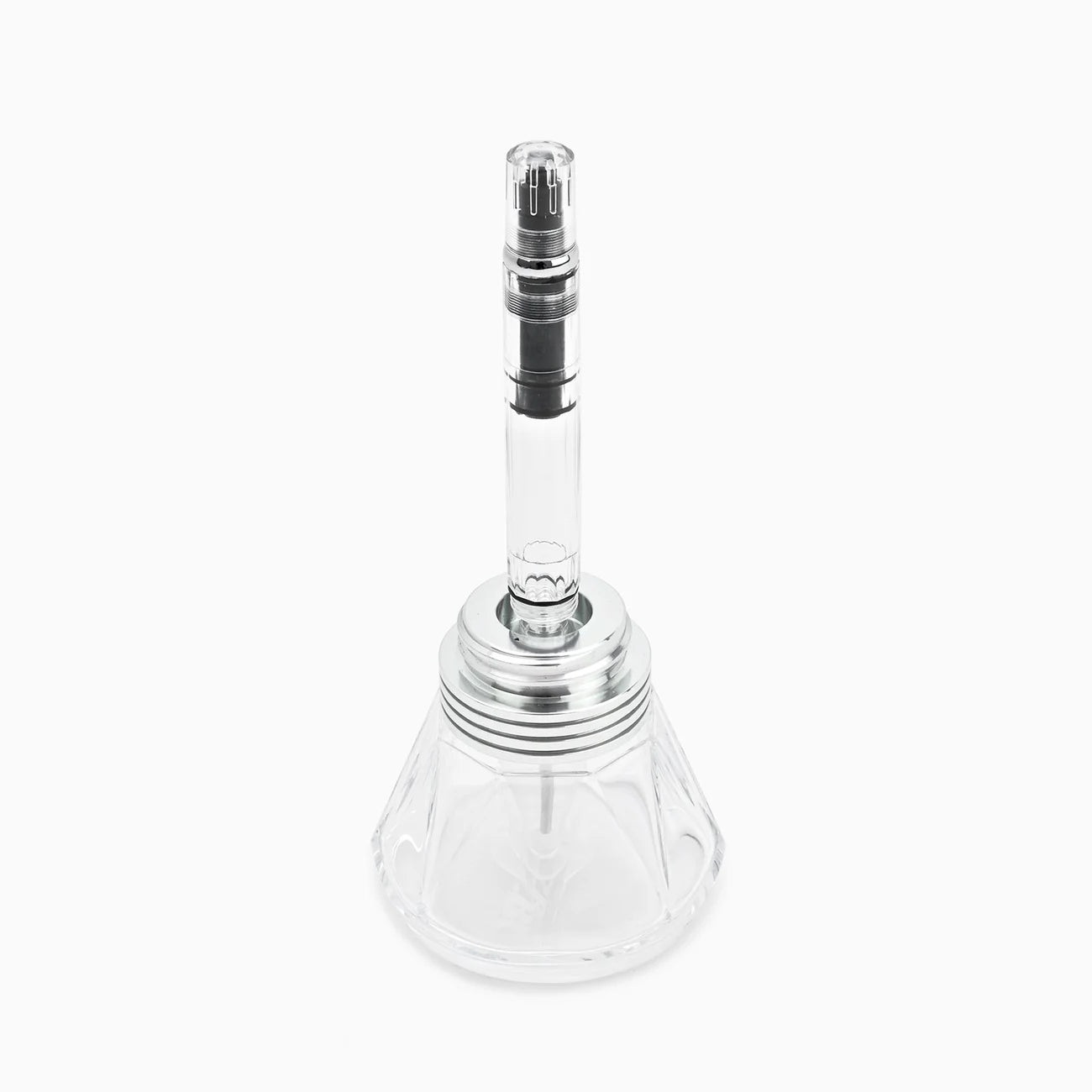 TWSBI Diamond 50 Ink Bottle - 50 ml - Polished Aluminum with Diamond 580