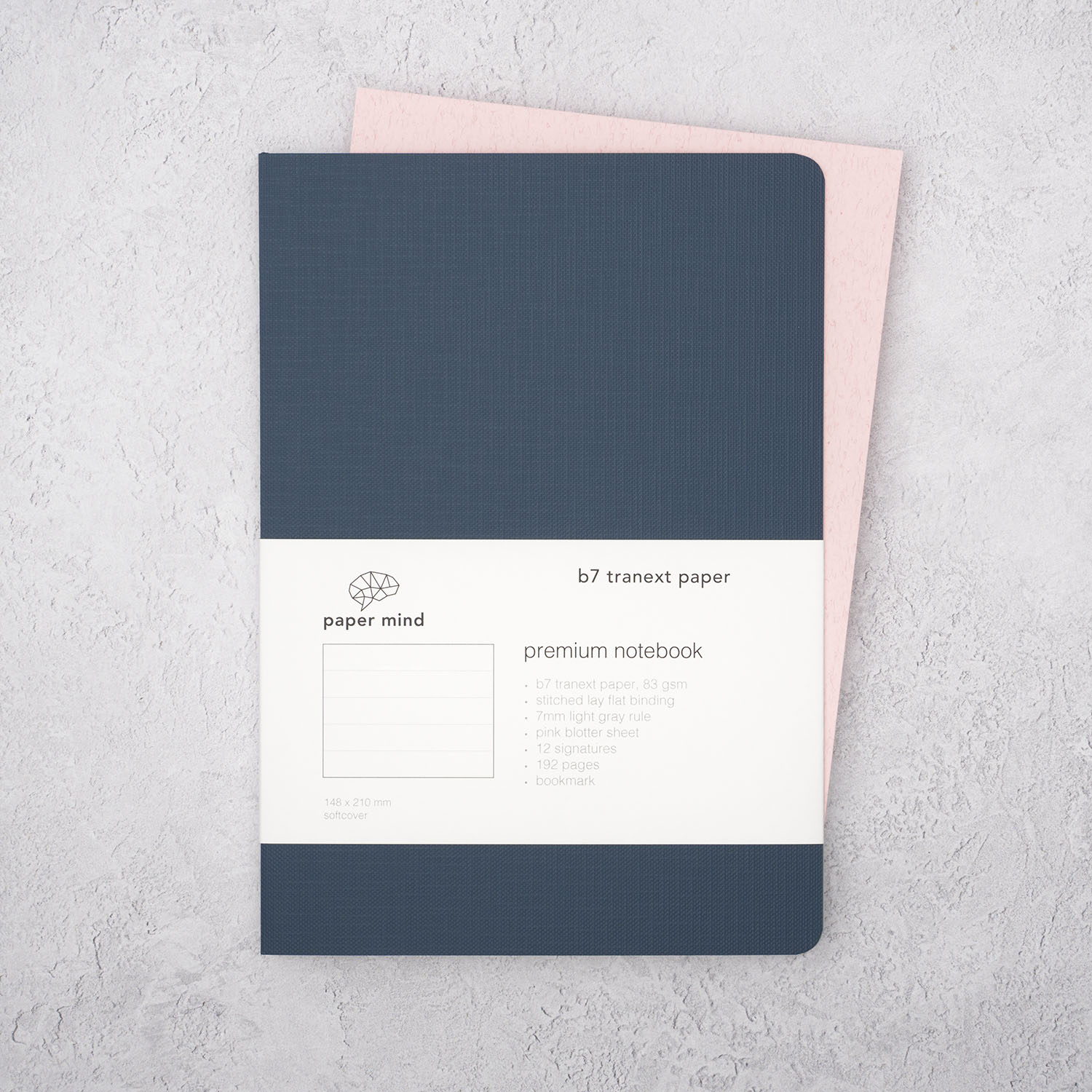 The Paper Mind B7 Tranext Paper Notebook A5 Notebook for