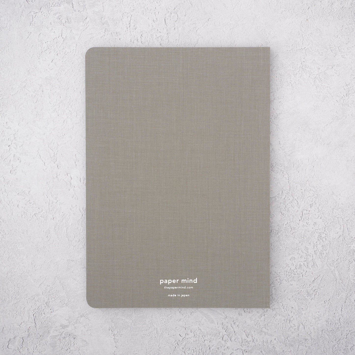 The Paper Mind Dandelaid A5 Notebook light gray ruled back cover Fountain Pen Friendly Notebook Made in Japan