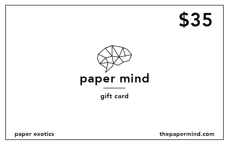The Paper Mind Gift Card