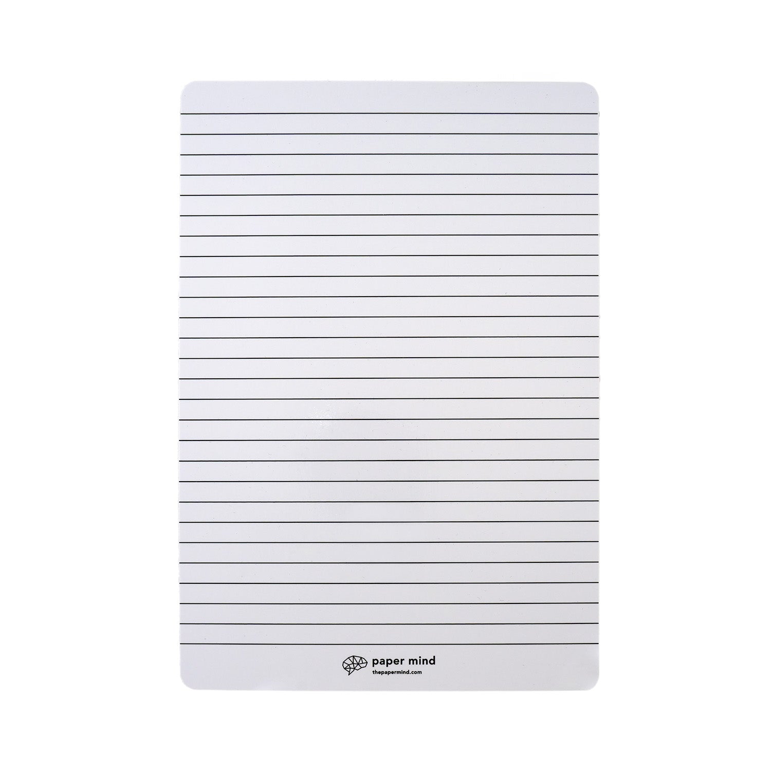 The Paper Mind Ruled and Grid Guide Sheet - A5 - Made in Japan Ruled Side