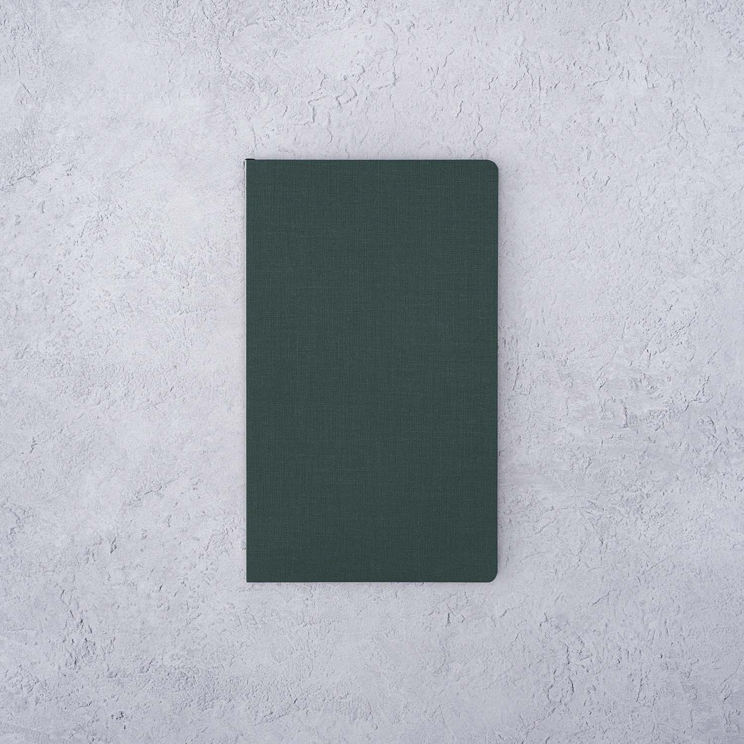 The Paper Mind Meringue Paper Notebook B6 Slim,  Notebook for Fountain Pens, dot grid, green cover front cover