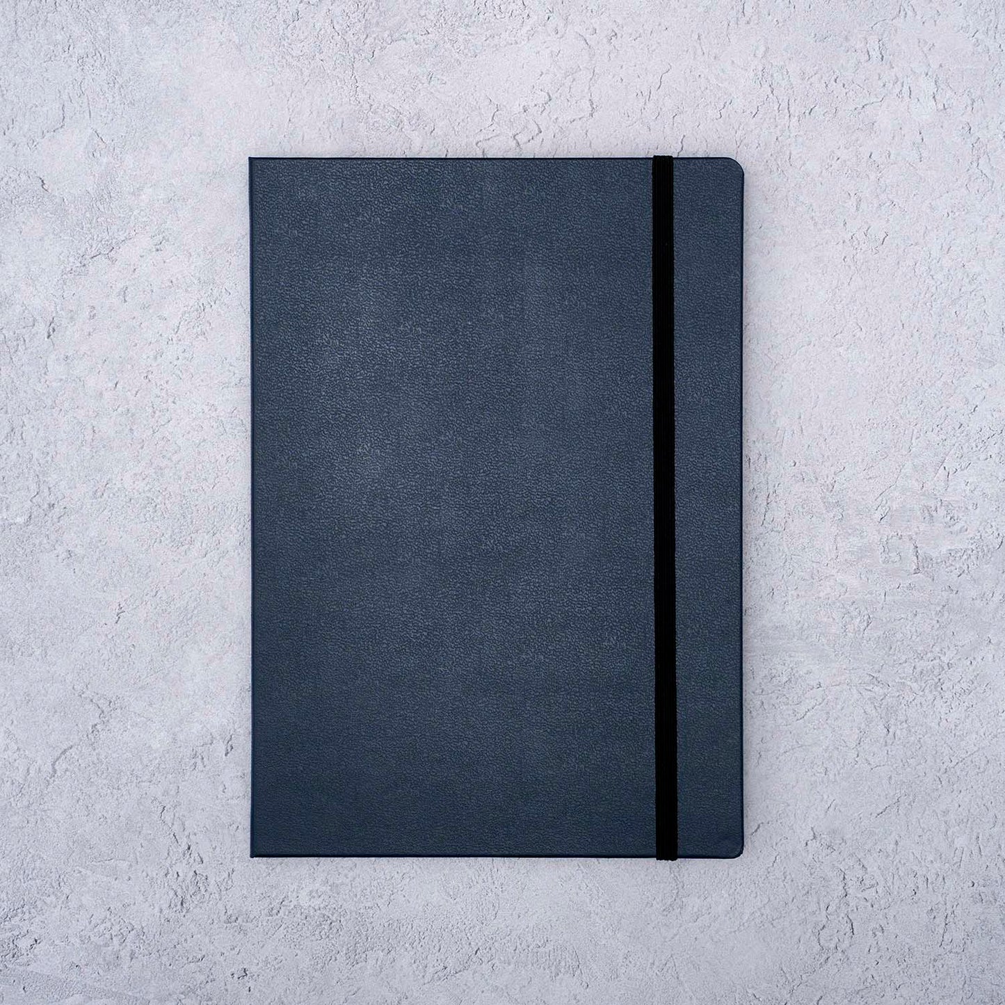 The Paper Mind Tomoe River Hardcover Notebook for Fountain Pens Dot Grid Made In Japan Navy Blue Cover front