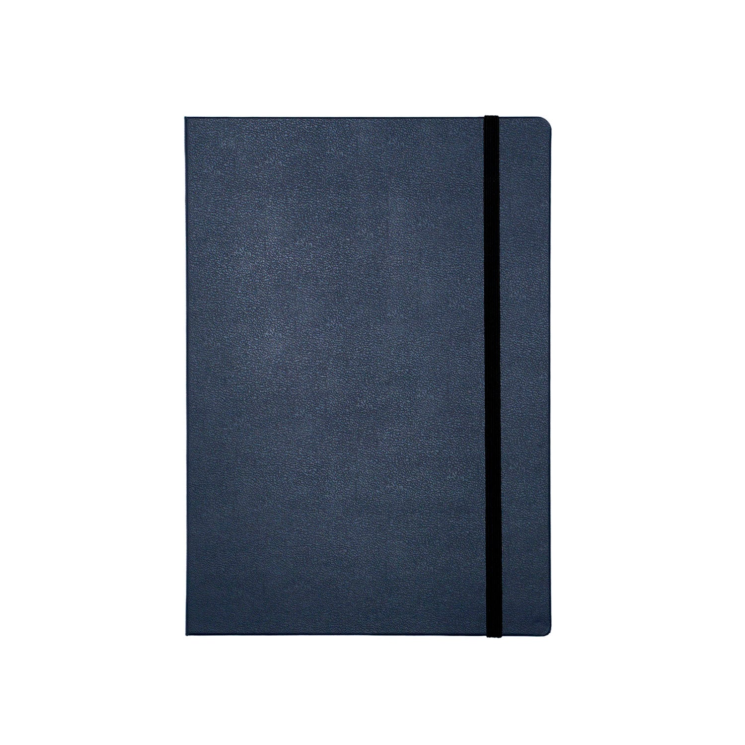 The Paper Mind Tomoe River Hardcover Notebook for Fountain Pens Dot Grid Made In Japan Navy Blue Cover on white background front