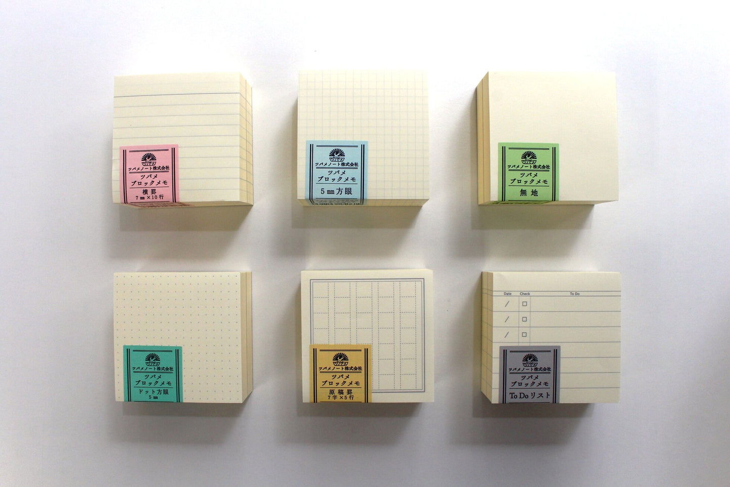 Tsubame Memo Block - Dot Grid 5 mm - OK Fools Paper  - Made in Japan Versions