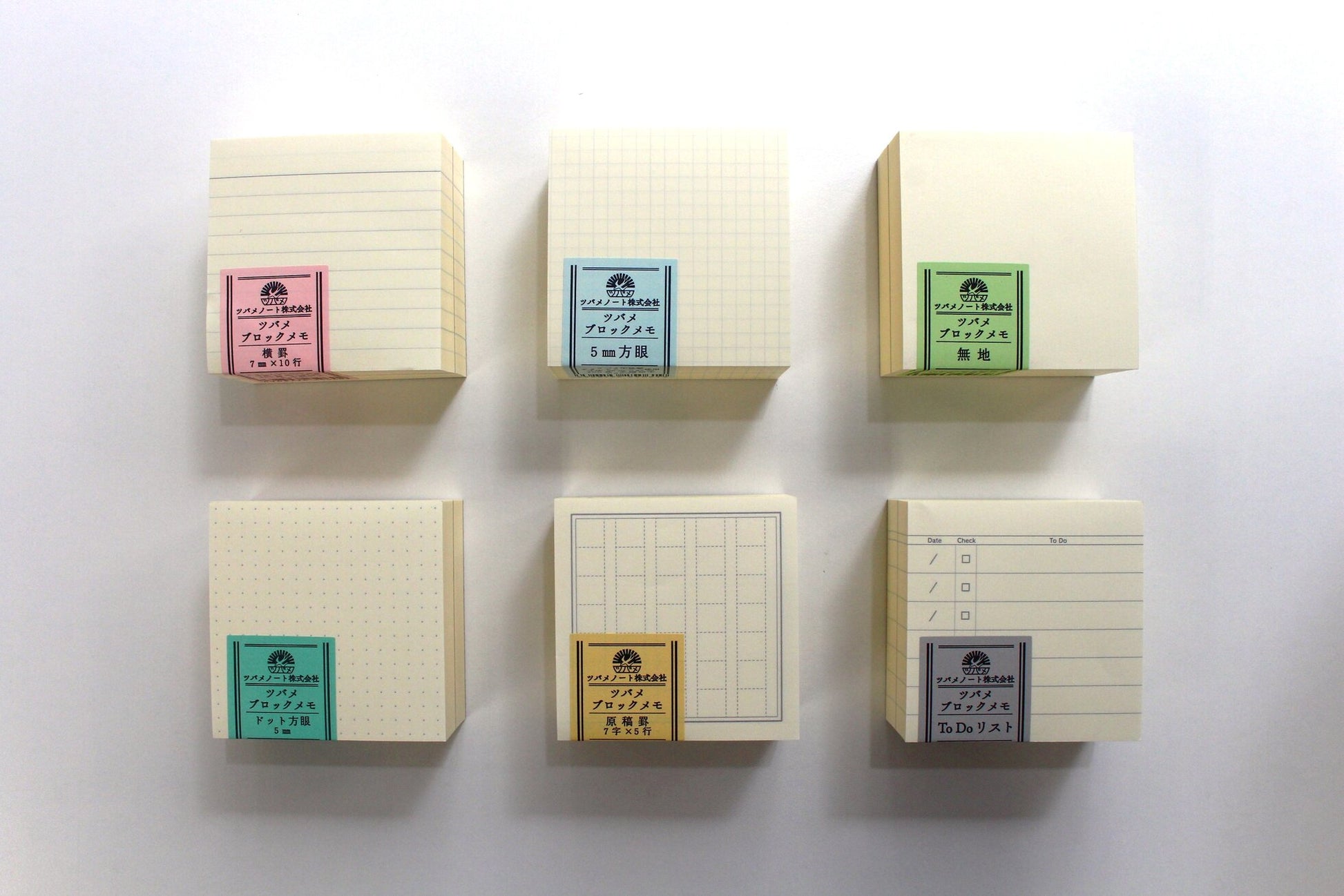 Tsubame Memo Block - Dot Grid 5 mm - OK Fools Paper  - Made in Japan Versions