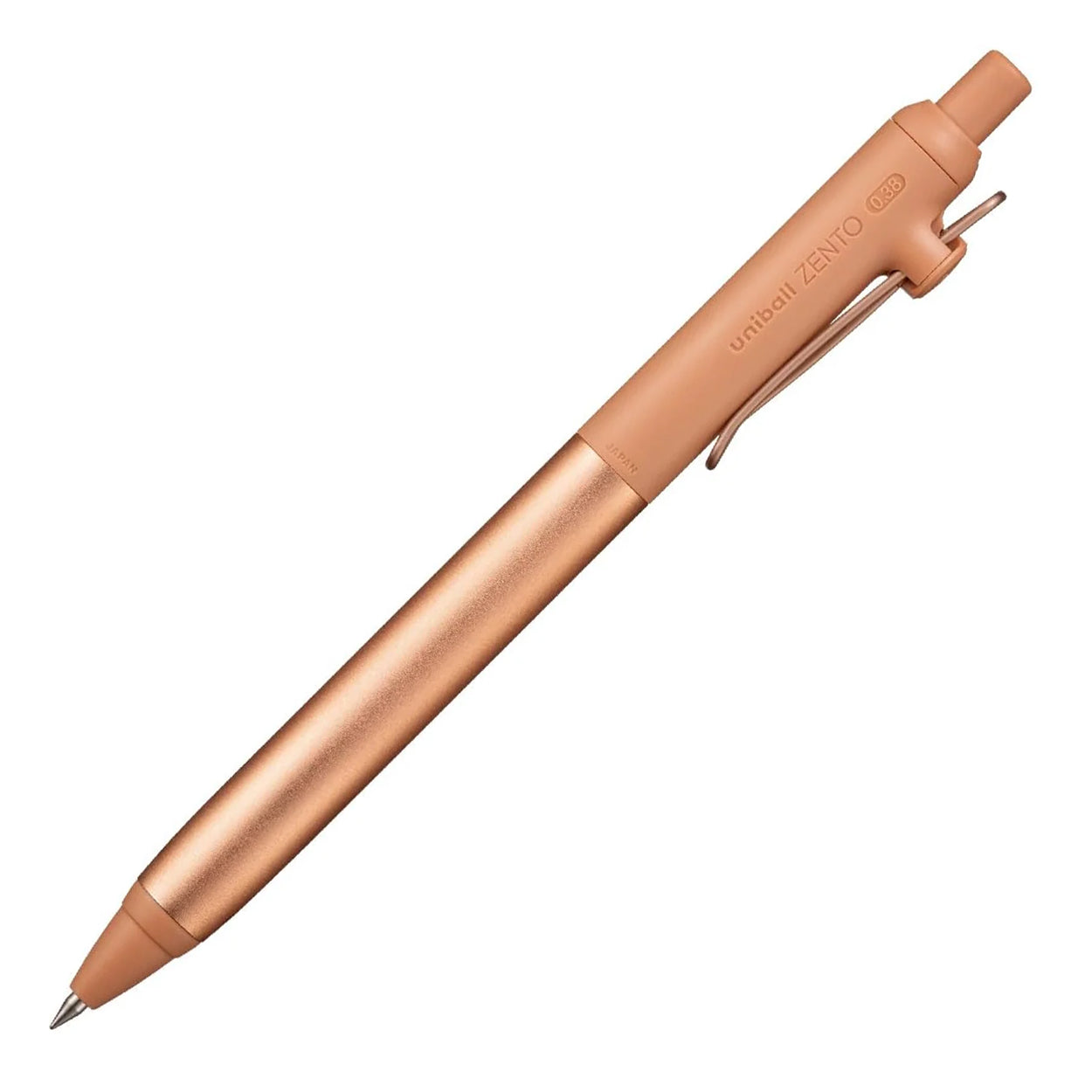 Uni-Ball Zento Gel Pen - Flow - 0.38 mm - Agate - Black Ink - Made In Japan