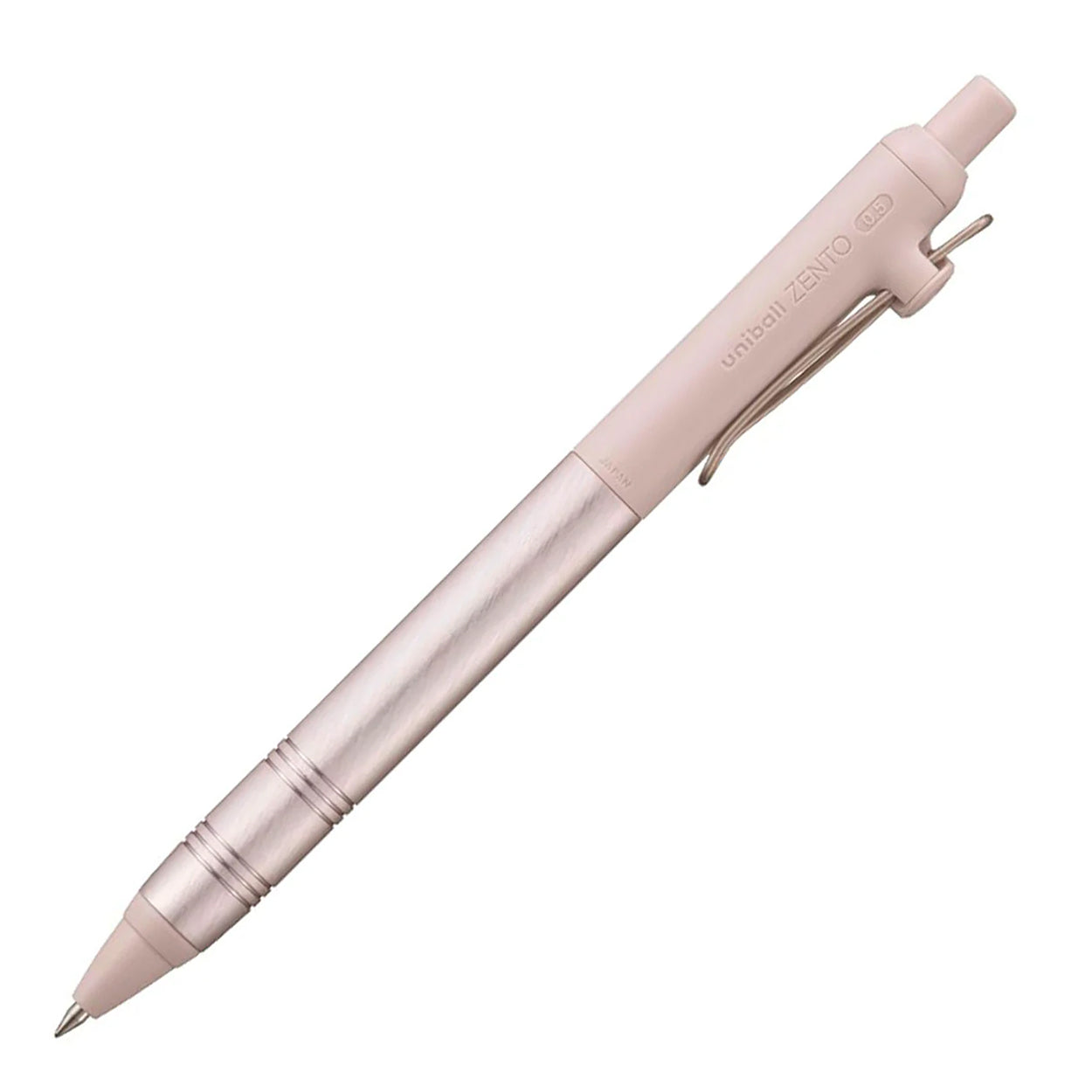 Uni-Ball Zento Gel Pen - Flow - 0.5 mm Anthurium Pink - Black Ink - Made In Japan