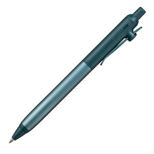 Uni-Ball Zento Gel Pen - Flow - 0.5 mm Jade Green - Black Ink - Made In Japan