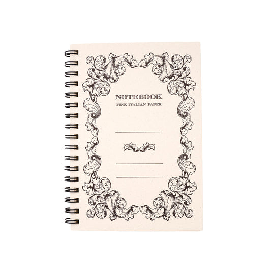 Rossi 1931 Antique Printing Press Italian Spiral Bound Notebook - A6 - Citrus Fruits Made in Italy