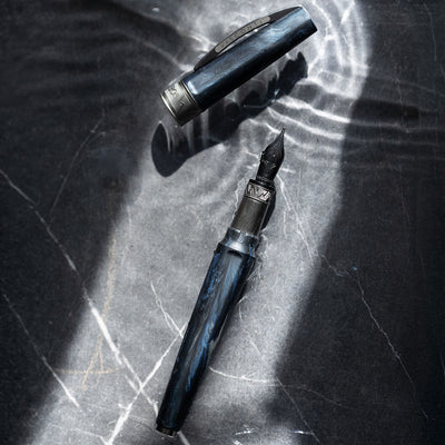 Visconti Mirage Mythos Fountain Pen – Poseidon - Made in Italy lifestyle