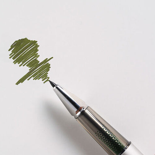 Kokuyo WP Finewriter Pen Refill - Dark Green - Made in Japan sample