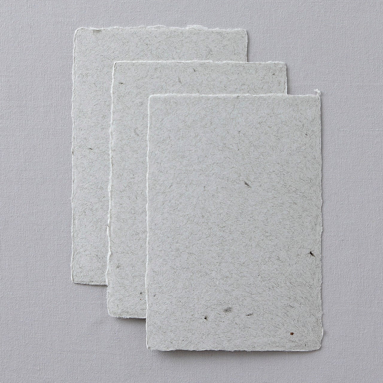 Wacca Cards - Set of Three - Heather Gray - Handmade in Japan cards