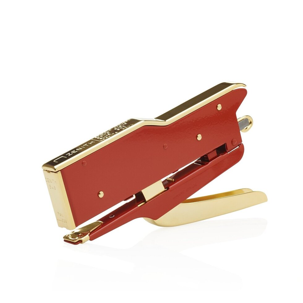 Zenith 548/E Gold Pliers Stapler Red