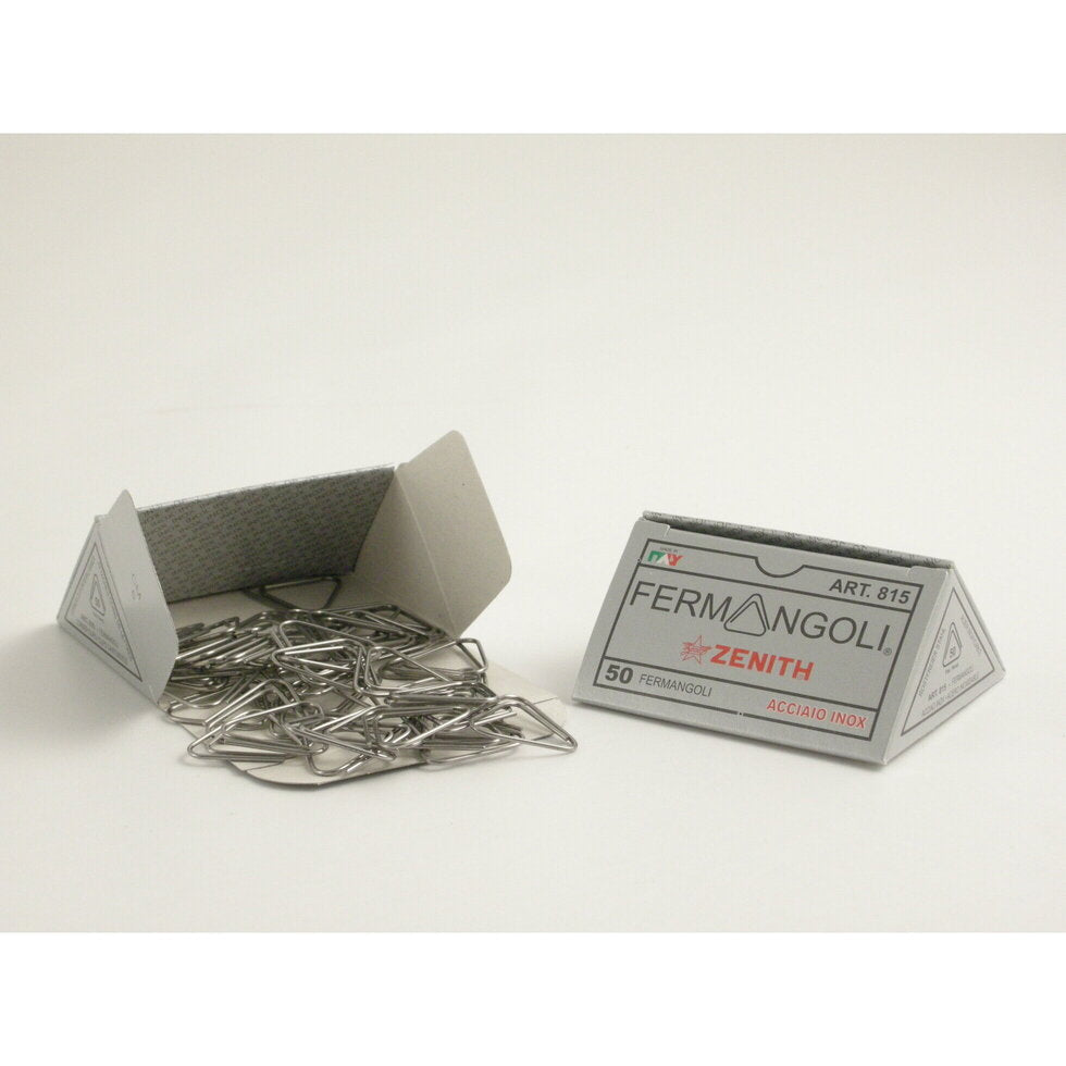 Zenith Corner Clips - Stainless Steel Paper Clips made in italy