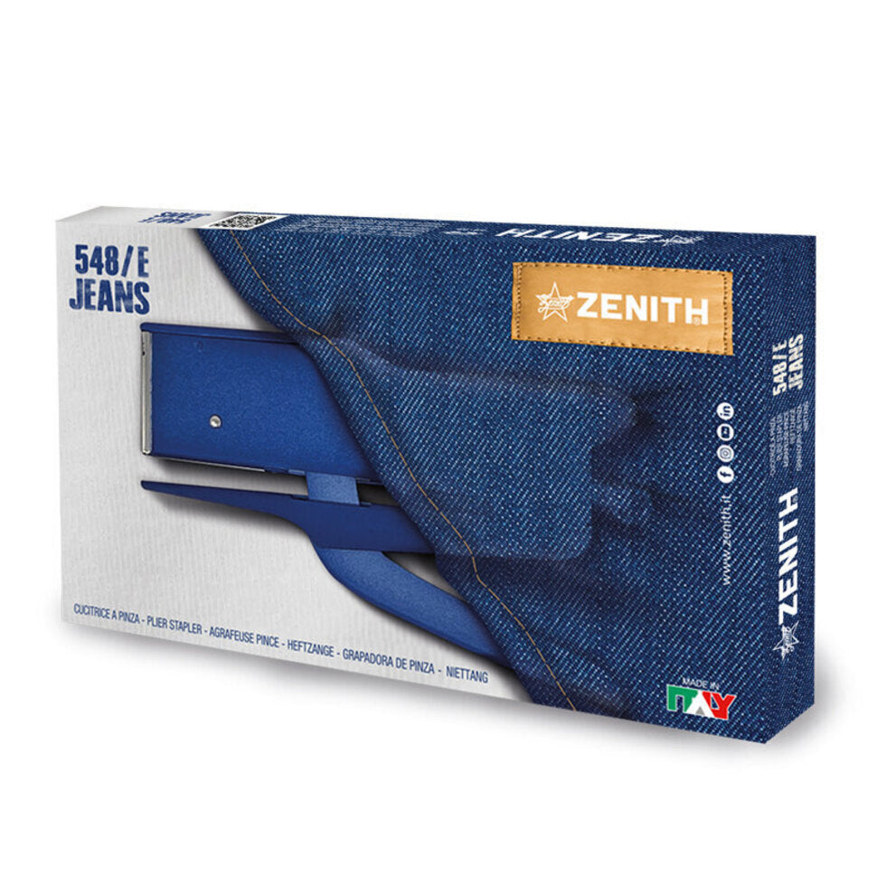 Zenith 548/E Blue Jeans Pliers Stapler - Limited Edition - Made in Italy Box 