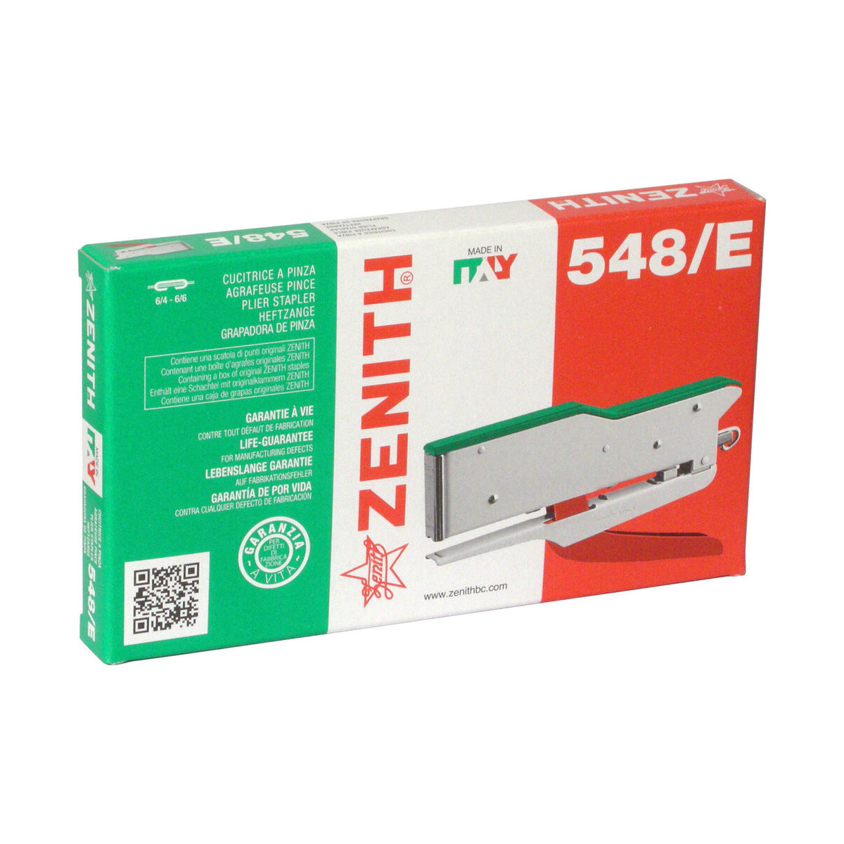 Zenith 548/E Tricolor Pliers Stapler box