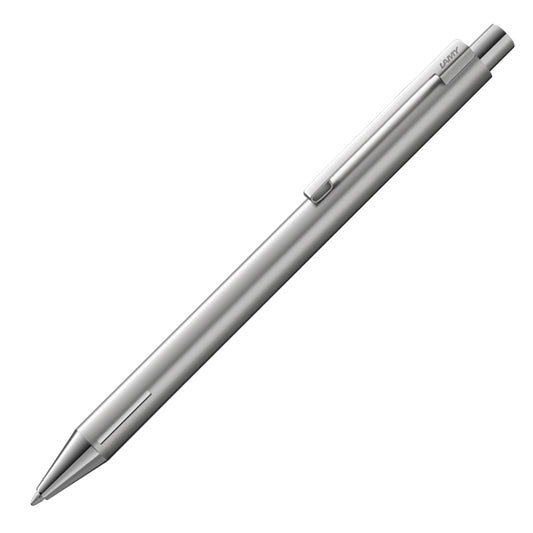 LAMY Econ Ballpoint Pen - Matte Steel made in Germany designed by EOOS