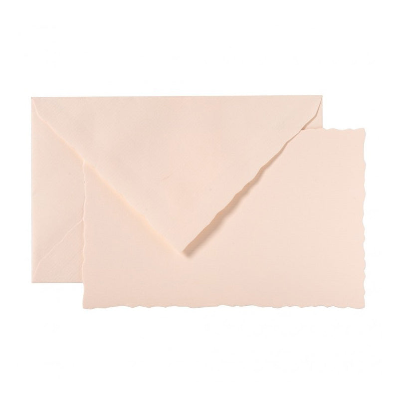G. Lalo Mode De Paris Correspondence Card Gift Box Set Rose Pink card and envelope