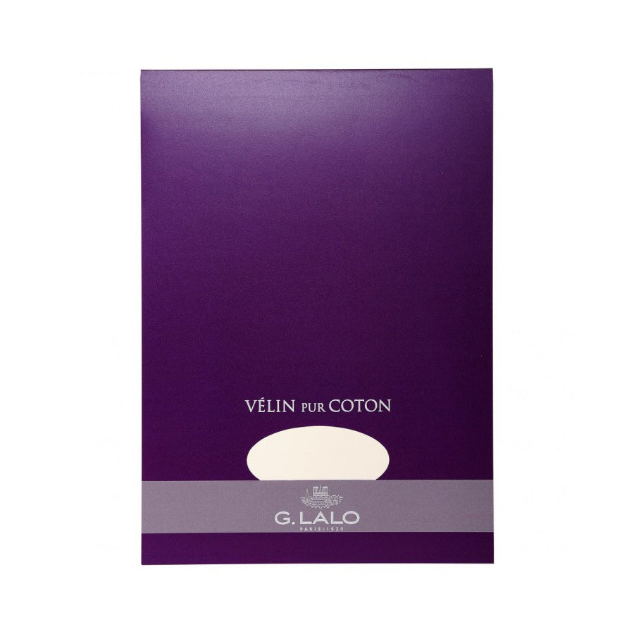 G. Lalo Vélin Pur Coton Writing Pad - A4  Cotton writing paper made in France fountain pen friendly