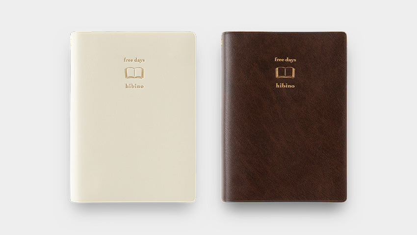 midoriページ Midori Hibino Free Diary 2-Page-Per-Day Calendar - Undated - A6