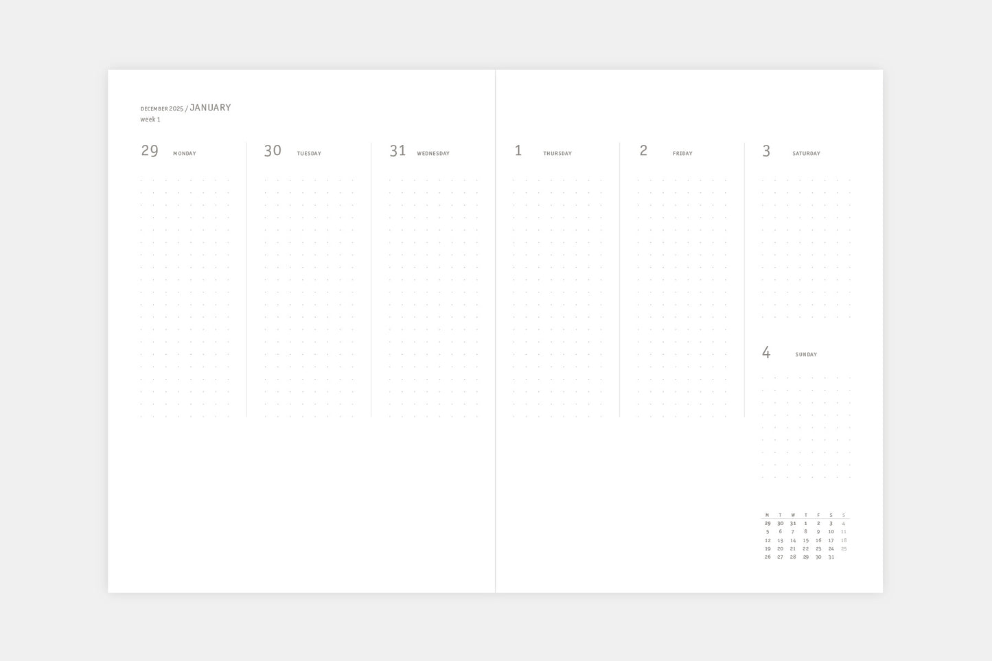 Klasyk 2026 Calendar Fountain Pen Friendly Calendar Week

