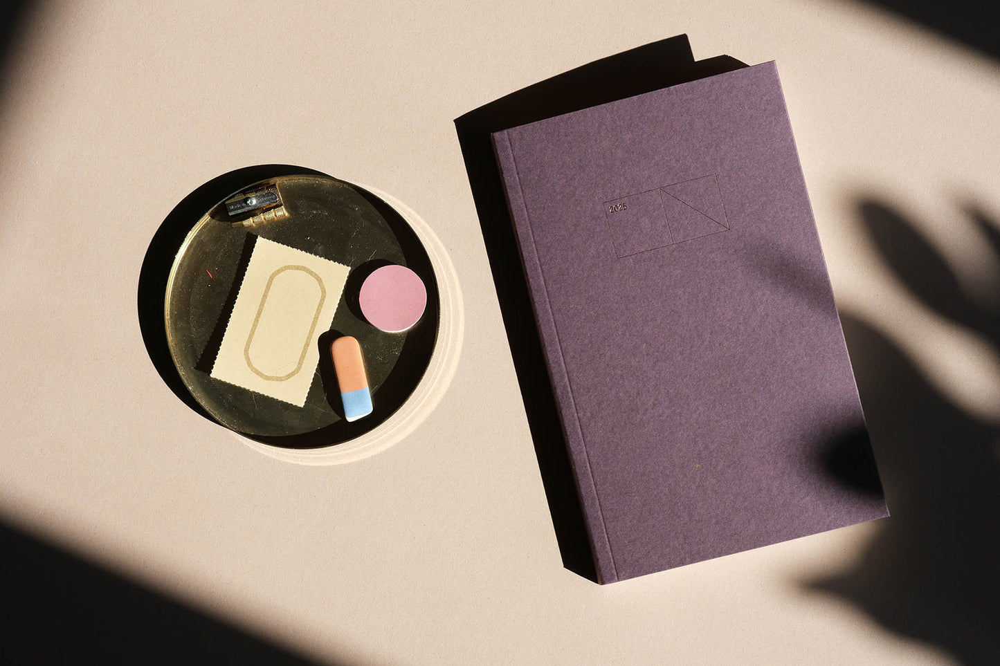 Papierniczeni Copper Light Calendar 2026 Plum