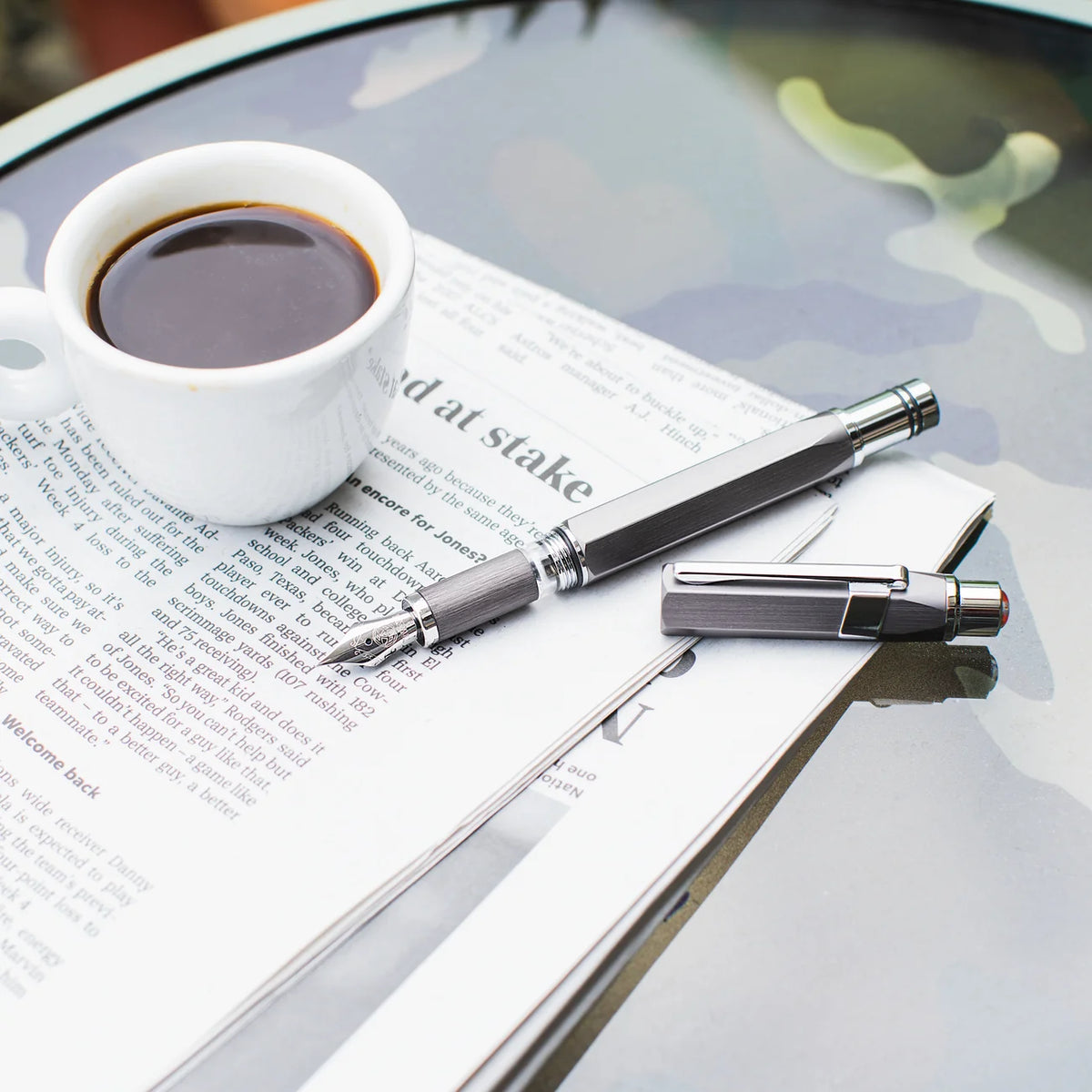 TWSBI Precision Fountain Pen - Gunmetal - Aluminum - Made in Taiwan lifestyle 2