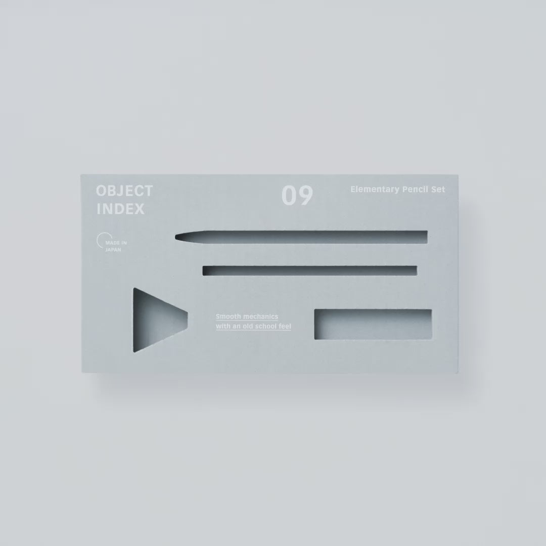 Object Index Elementary Pencil Set - Natural Made in Japan – The