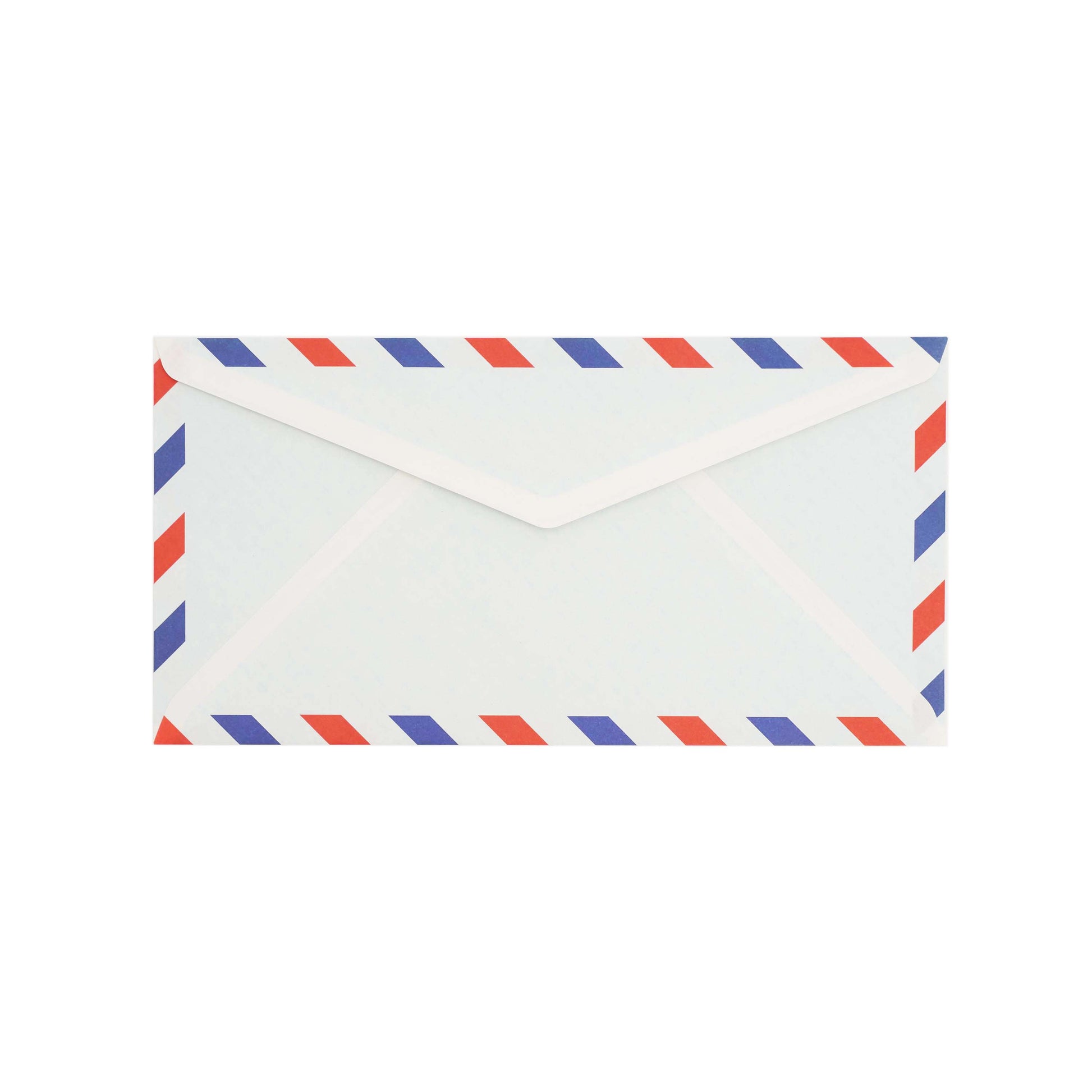 Life Airmail envelopes "via air mail" E26. Red white and blue envelopes back