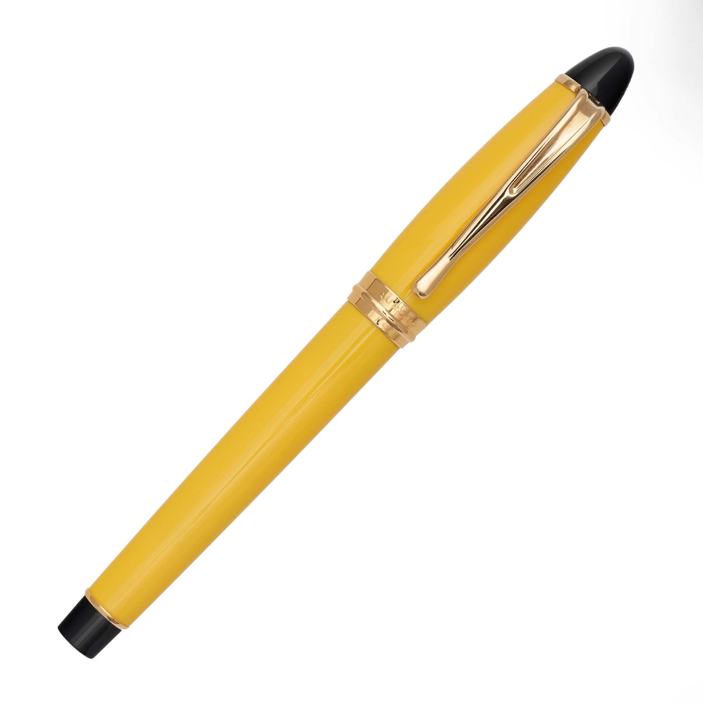 Aurora Ipsilon Fountain Pen Made in Italy Capped Yellow and Gold