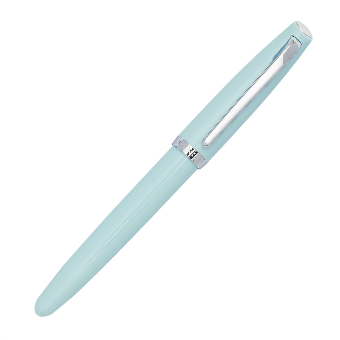 Aurora Style Fountain Pen Made in Italy Aquamarine Capped
