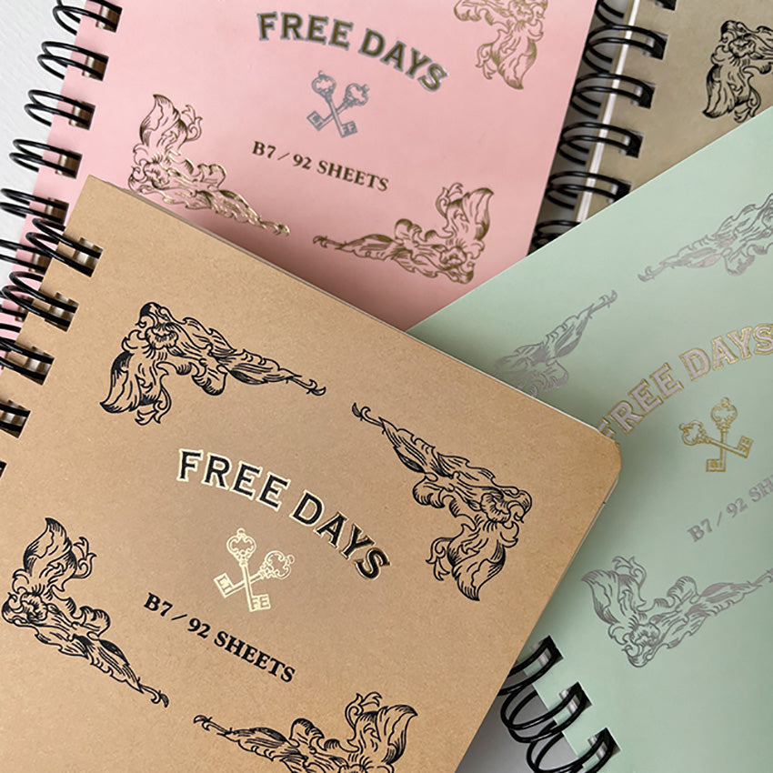 LIFE Free Days B7 Notebooks Made in Japan