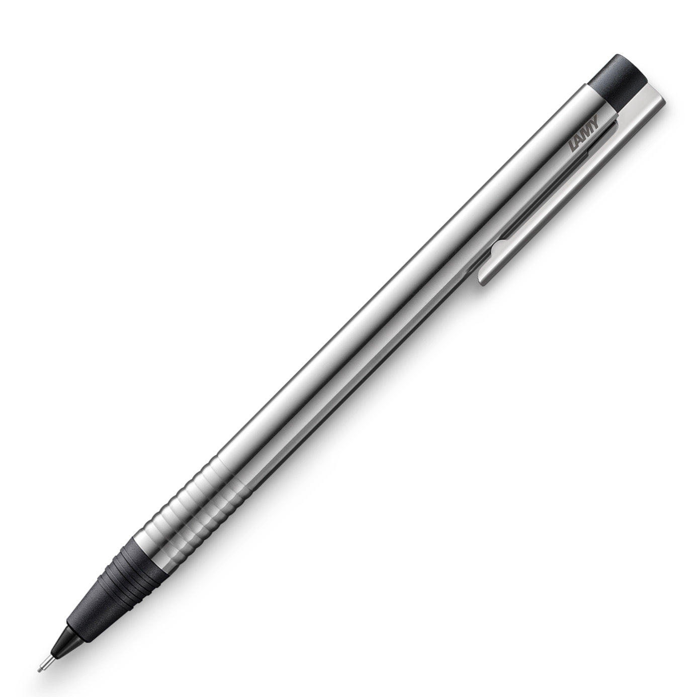 Lamy Logo Pencil in Black with Matte stainless steel finish, Lamy logo mechanical pencil, mechanical pencil made in Germany