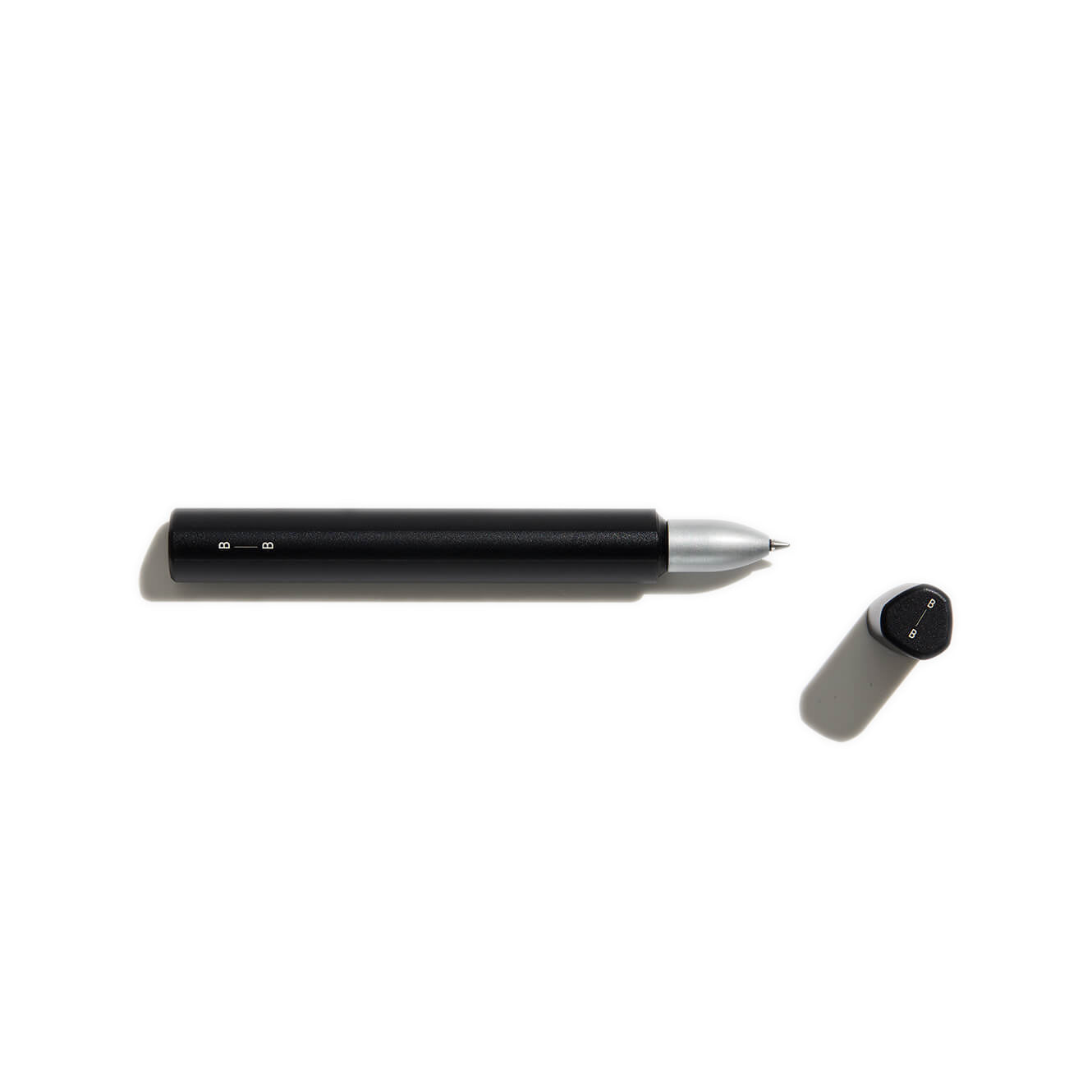 Before Breakfast Onigiri Pen for The Desk on Magnetic Pen Stand Rollerball Desk Pen Made in UK uncapped