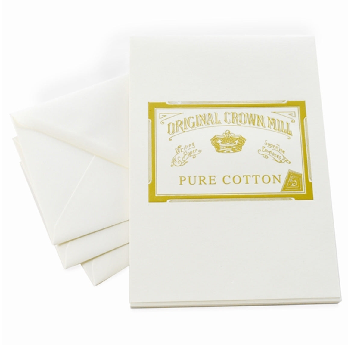 Original Crown Mill Pure Cotton Writing Pad A5 Fountain Pen Friendly ...