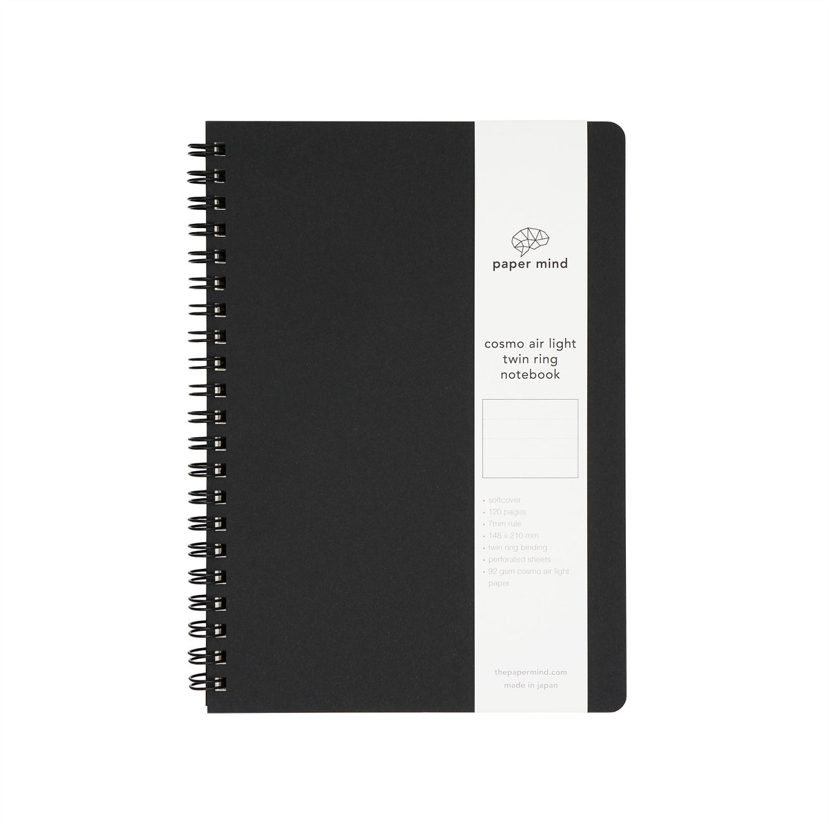 Cosmo Air Light Twin Ring Spiral Fountain Pen Friendly Notebook – The ...