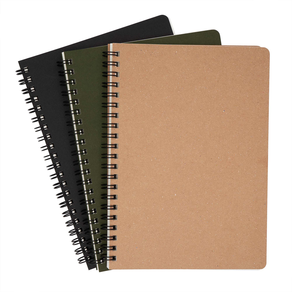 Cosmo Air Light Twin Ring Spiral Fountain Pen Friendly Notebook – The ...