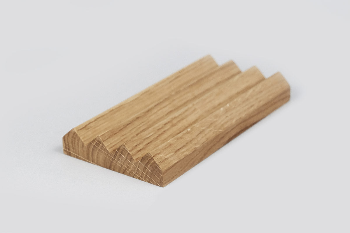Oak Wood Pen Tray - Medium